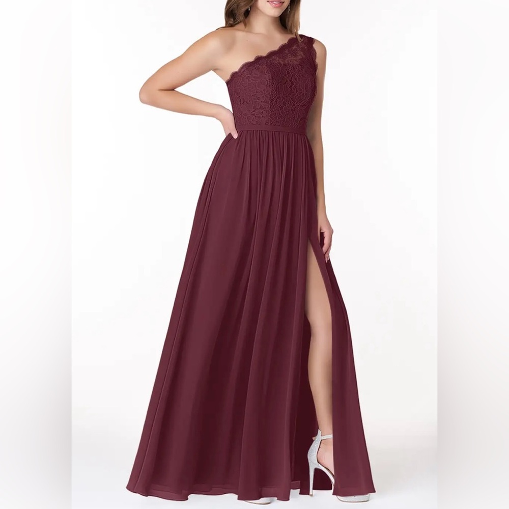 Azazie Elegant One-Shoulder Dress